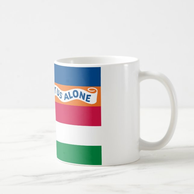 Inofficiell Florida flagga (1845) Kaffemugg (Höger)