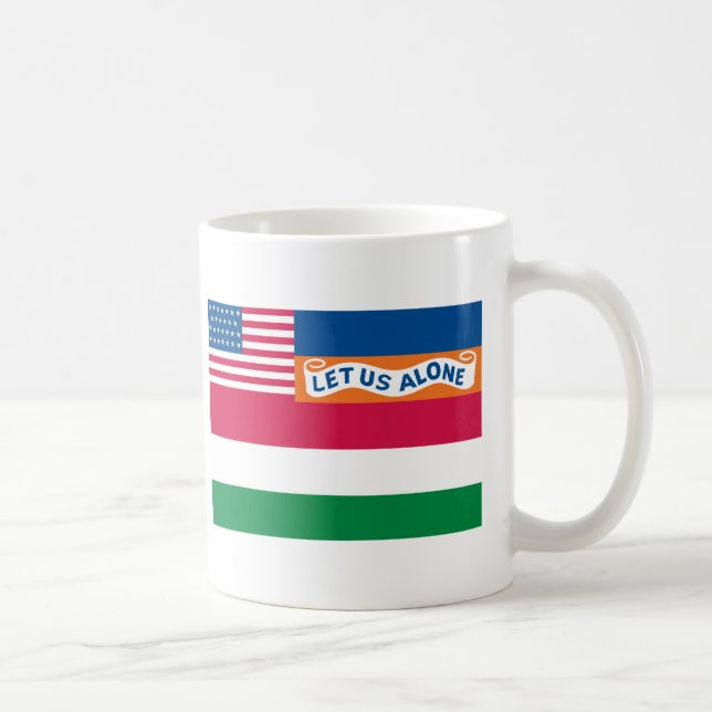 Inofficiell Florida flagga (1845) Kaffemugg (Höger)
