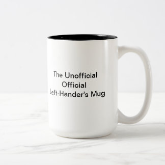 Inofficiell officiell vänsterhänt mugg