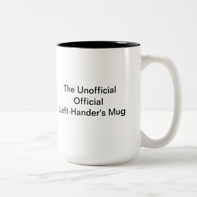 Inofficiell officiell vänsterhänt mugg (Höger)