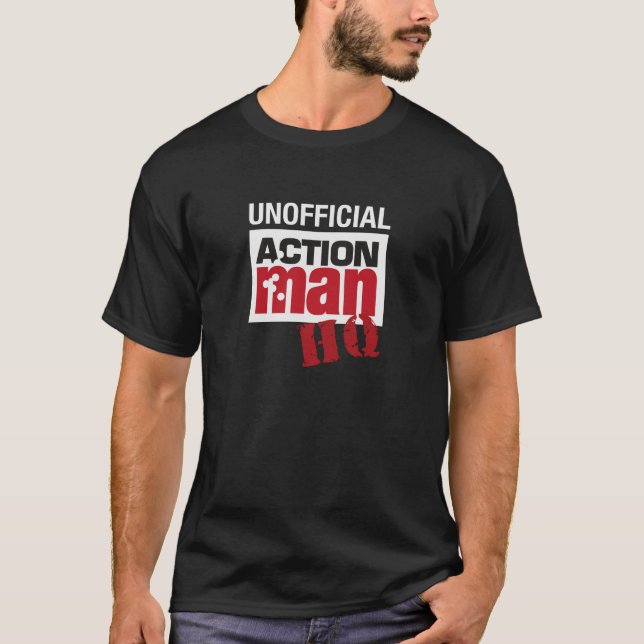Inofficiell T-tröja för handlingmanHQ Tee Shirt (Framsida)