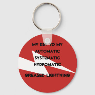 Inoljad blixt Keychain Nyckelring