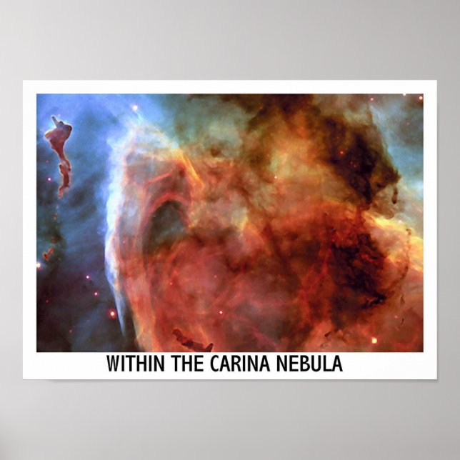 Inom Carina Nebula Poster (Framsidan)