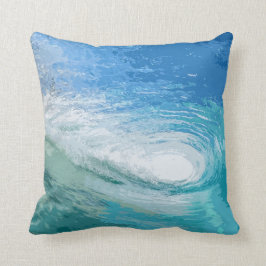 Inom dekorativ kudde för konstverk | för blåtthav