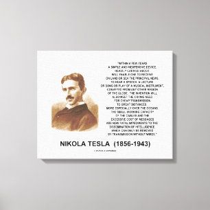 Inom den enkla billiga apparaten Tesla för några Canvastryck