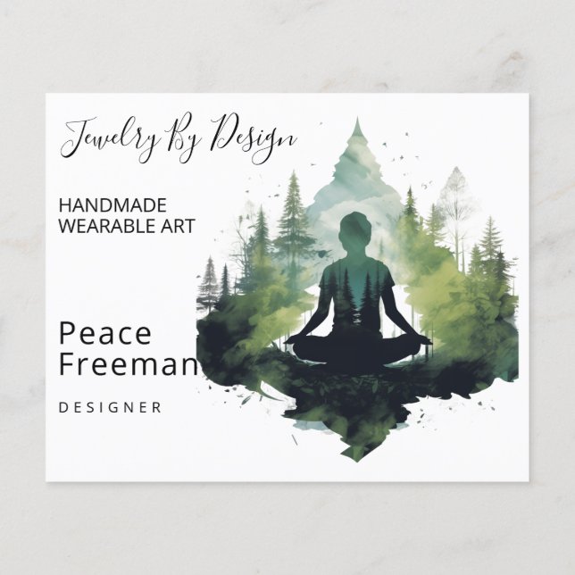 Inom tystnaden | Skogsmeditation Flygblad (Baksidan)