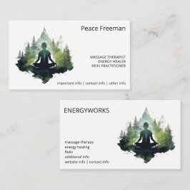 Inom tystnaden | Skogsmeditation Visitkort