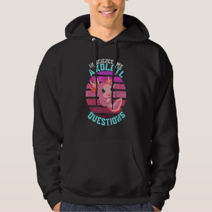 Inom vetenskapen ifrågasätter vi Axolotl Retro Vin Hoodie