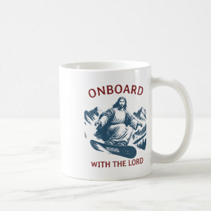 Inombord med Herren - Sotton Jesus på Snö Kaffemugg