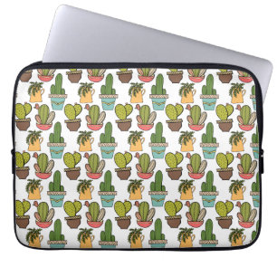 Inomhus kaktus & suckulenter i krukamönster laptop fodral