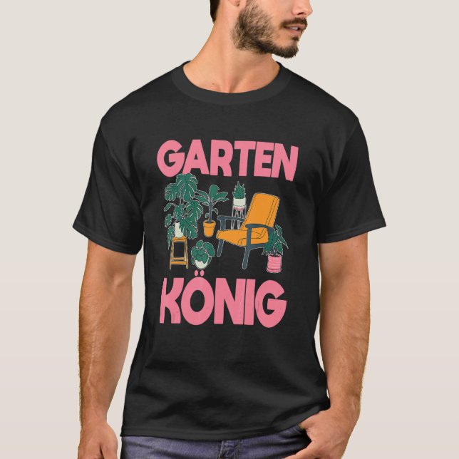 Inomhusanläggningar i Garden Kung T Shirt (Framsida)