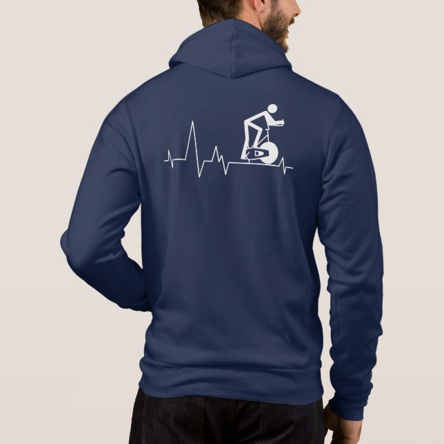 Inomhuscentrifugering Heartslag Personlig Pappa T Shirt (Baksida)