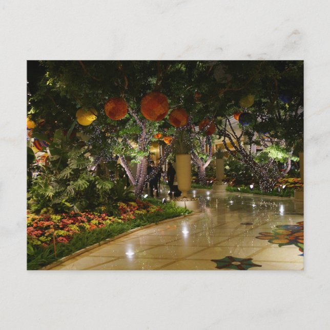 InomhusGarden Wynn Atrium Las Vegas Postcard Vykort (Framsida)