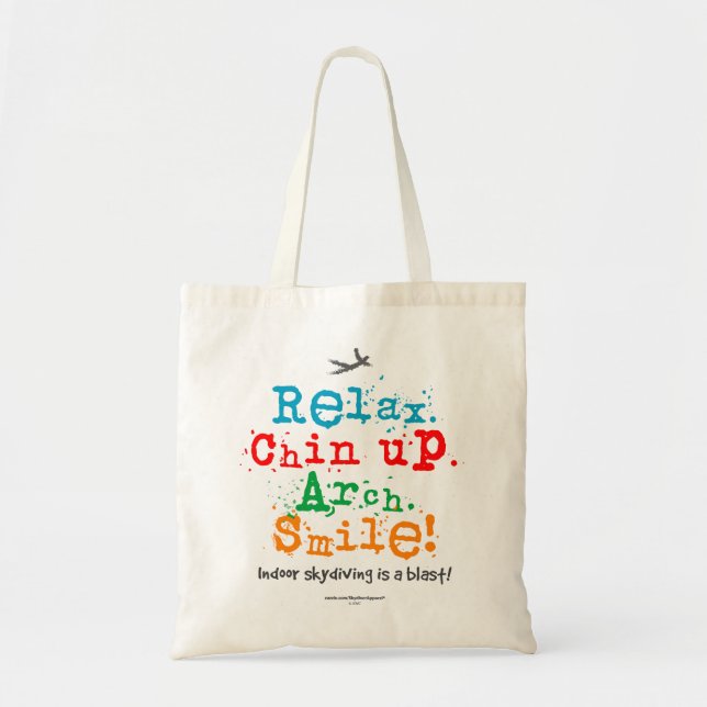 InomhusSkydiving är en last! Tygkasse (Framsidan)