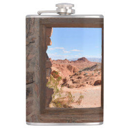 Inomhusvy över branddalen fickplunta