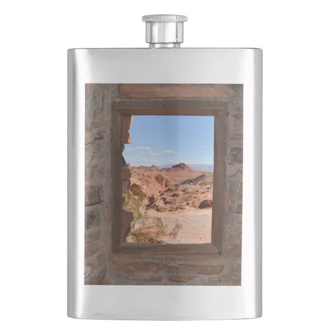 Inomhusvy över branddalen fickplunta (Framsidan)