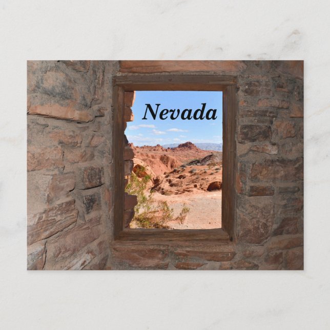 Inomhusvy över branddalen vykort (Framsida)