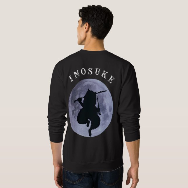 Inosuke Demon Sayer Anime T-Shirt Lång Ärmad Tröja (Hel baksida)