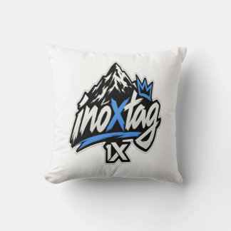 Inoxtag Mountain Adventure Klistermärke – Design Kudde