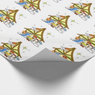 Inpackning av papper/av Nativity Presentpapper