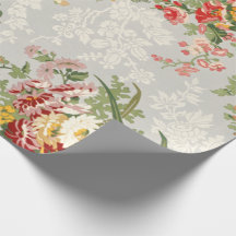 Inpackning av papper med en blom-