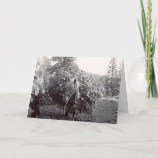 Inpackning ut av jul helgkort