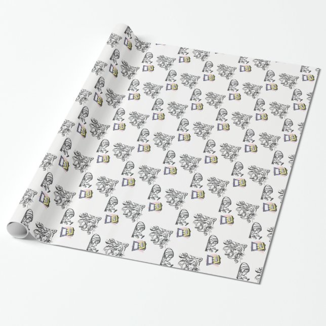 Inpackningspapper Stylist Presentpapper (Utrullad)