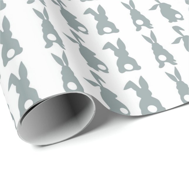 Inpackningspapper - Vit Fluffig Svans Presentpapper (Rullad Hörn)