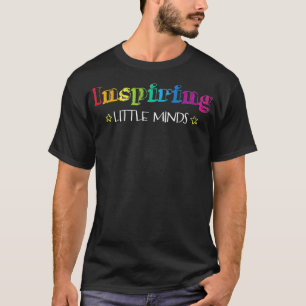 Inpass Little Minds Rainbow Brev för lärare T Shirt