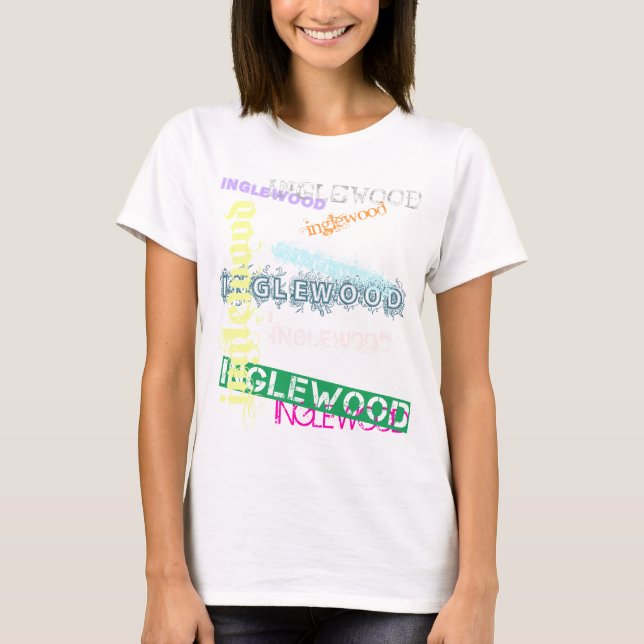 Inpassad Babydoll för Collage Tee Shirt (Framsida)