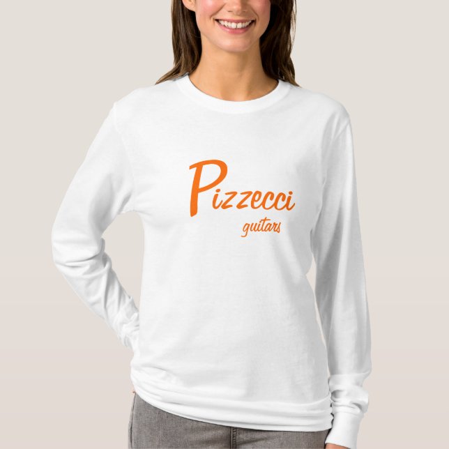 inpassad longsleeve för damer med hoodien t shirt (Framsida)