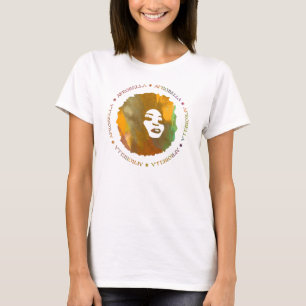 Inpassad T-tröja för Afrobella långärmad T-shirt