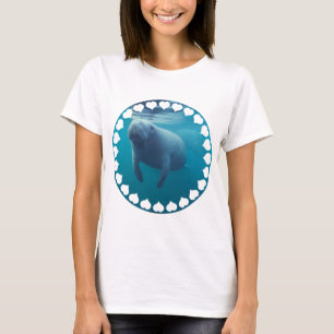 Inpassad T-tröja för Manateedamer T-shirt