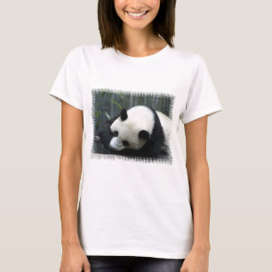 Inpassad T-tröja för Pandabjörndamer T Shirt