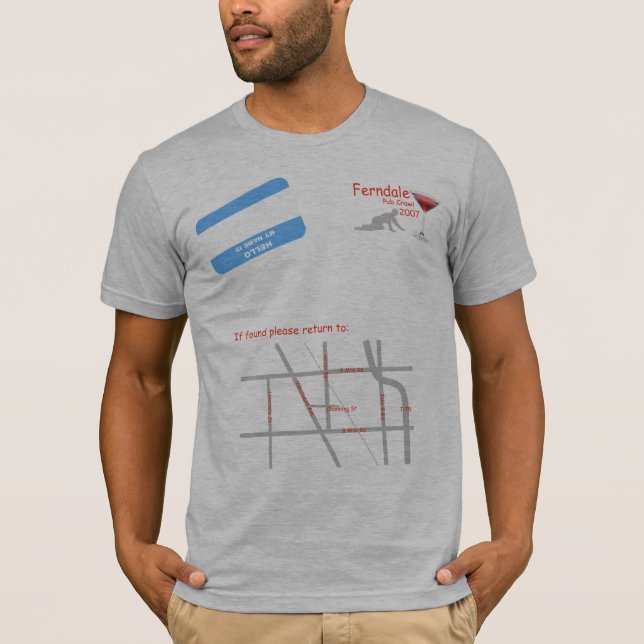 Inpassad T-tröja Tee Shirt (Framsida)