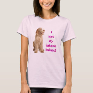 inpassad utslagsplats för damer - jag älskar min t shirt