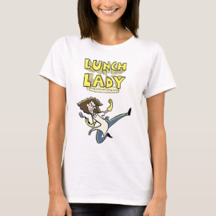 Inpassade kvinnor för lunchdam t shirt