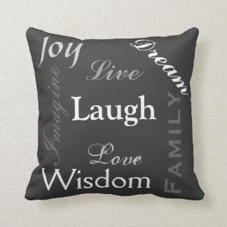 Inpirational ord kudde