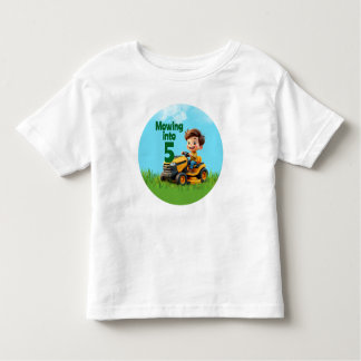 Inplantering av Gräsmatta Mower Birthday T Shirt