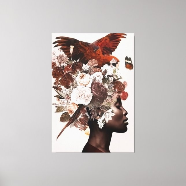 Inramad duk canvastryck (Framsida)