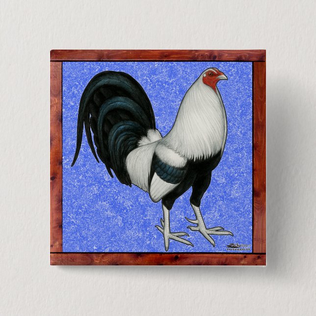 Inramad Gamecock Knapp (Framsida)