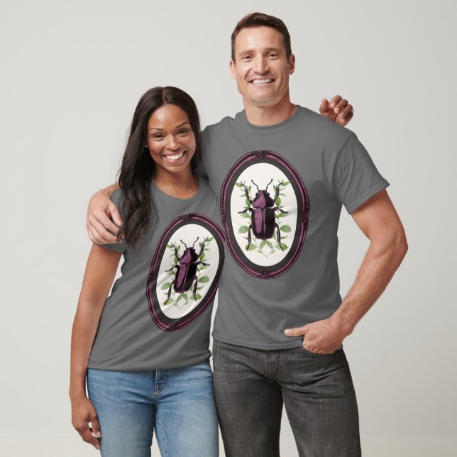 Inramad hjortbille t shirt (Unisex)
