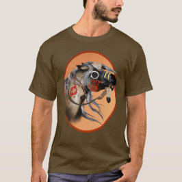Inramad T-tröja för krig häst T-shirt