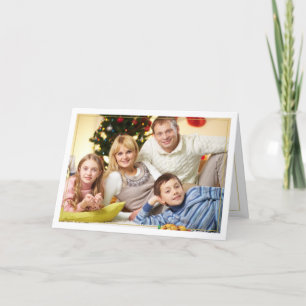 Inramat kort för julvälsignelsehorisontalfoto