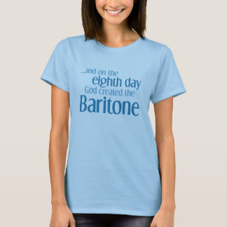 Inrättande av Baritone T Shirt