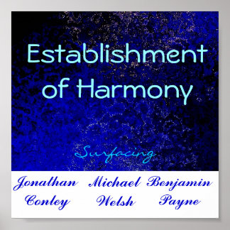 Inrättande av Harmony Poster