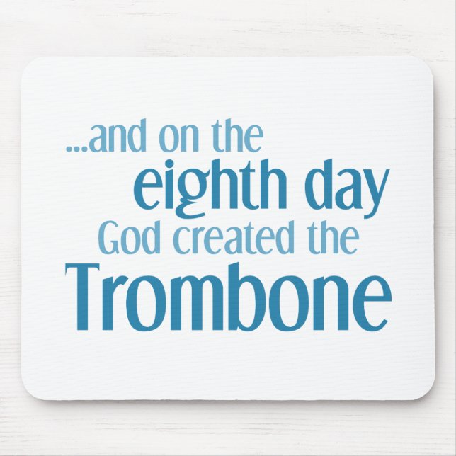 Inrättande av trombone musmatta (Framsidan)