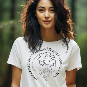 INRÄTTANDE AV TUSEN SKOGAR I ETT SAMTAL T SHIRT