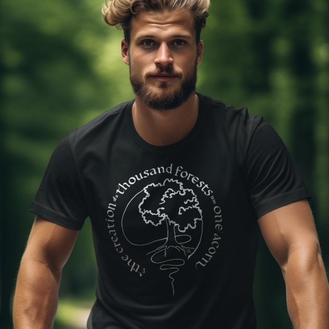 INRÄTTANDE AV TUSEN SKOGAR I ETT SAMTAL T SHIRT (Skapare uppladdad)