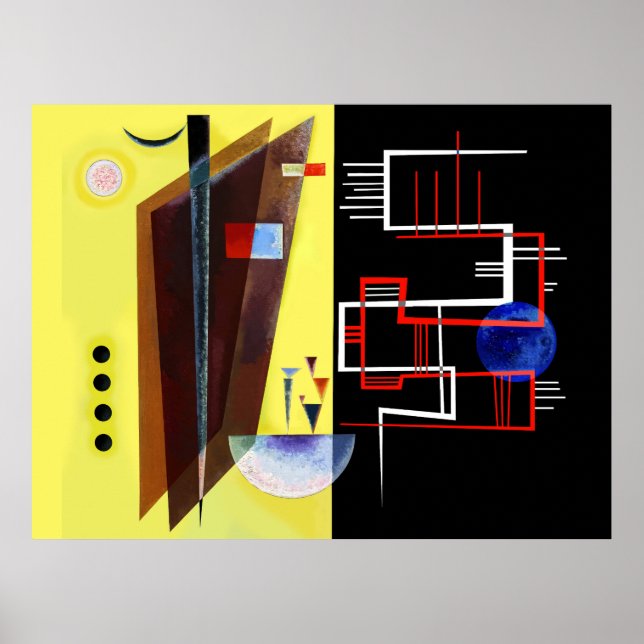 Inre allians målning av Wassily Kandinsky Poster (Framsidan)